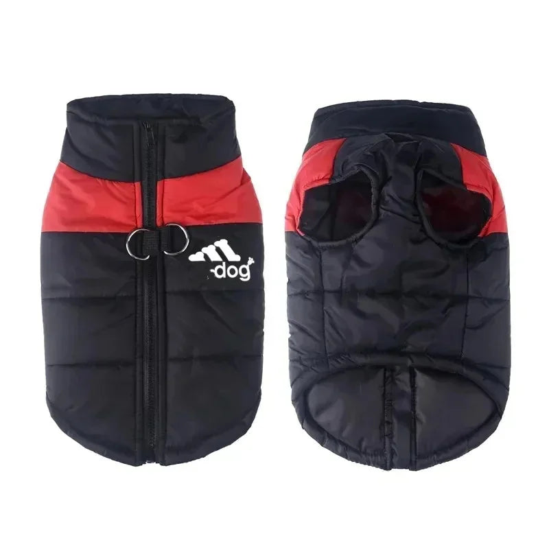 Waterproof Warm Dog Clothing for Small Medium & Big Dogs with Zipper