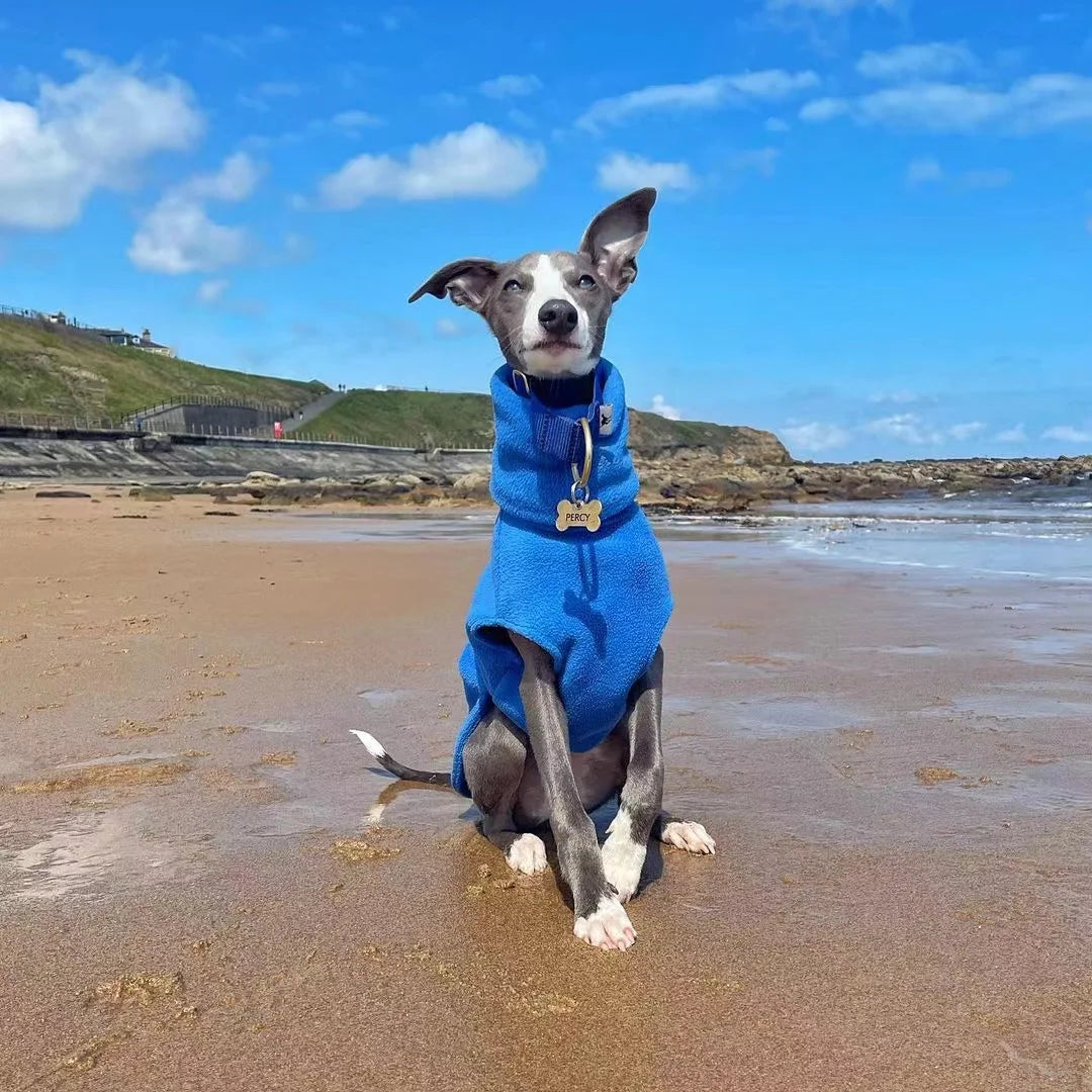 Soft Winter Fleece for Whippet & Italian Greyhound with Turtleneck