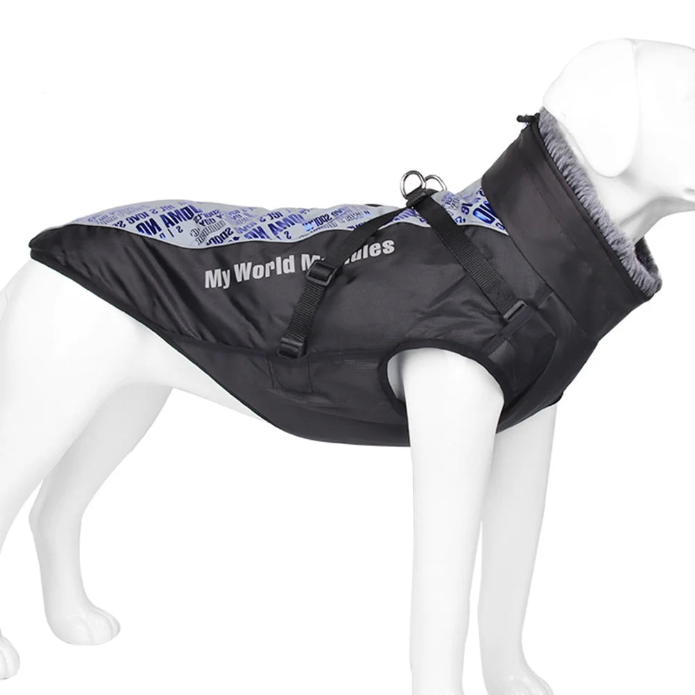 Winter Warm Outdoor Dog Jacket Waterproof & Windproof