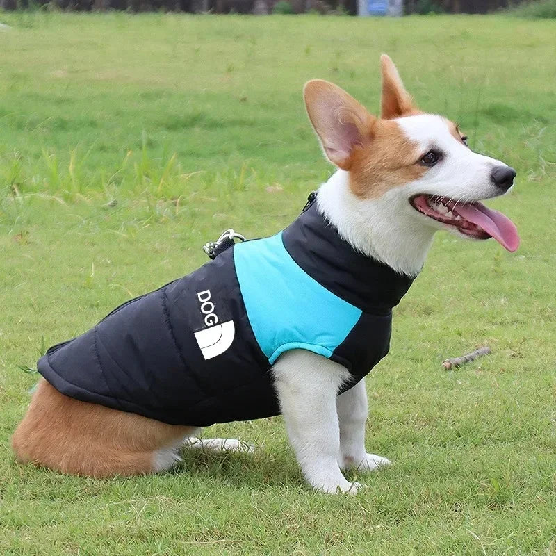 Waterproof Warm Dog Clothing for Small Medium & Big Dogs with Zipper