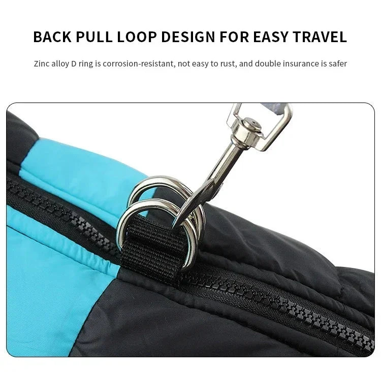 Waterproof Warm Dog Clothing for Small Medium & Big Dogs with Zipper