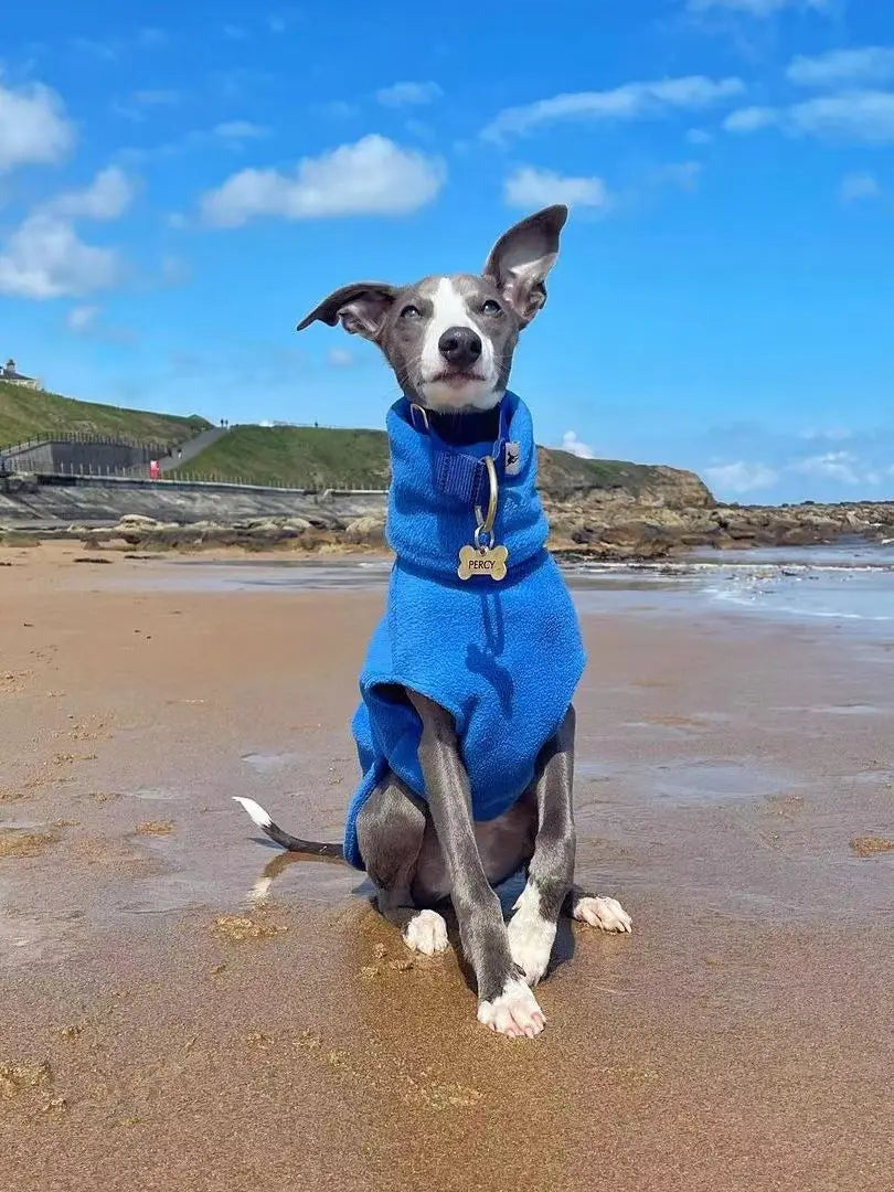 Soft Winter Fleece for Whippet & Italian Greyhound with Turtleneck
