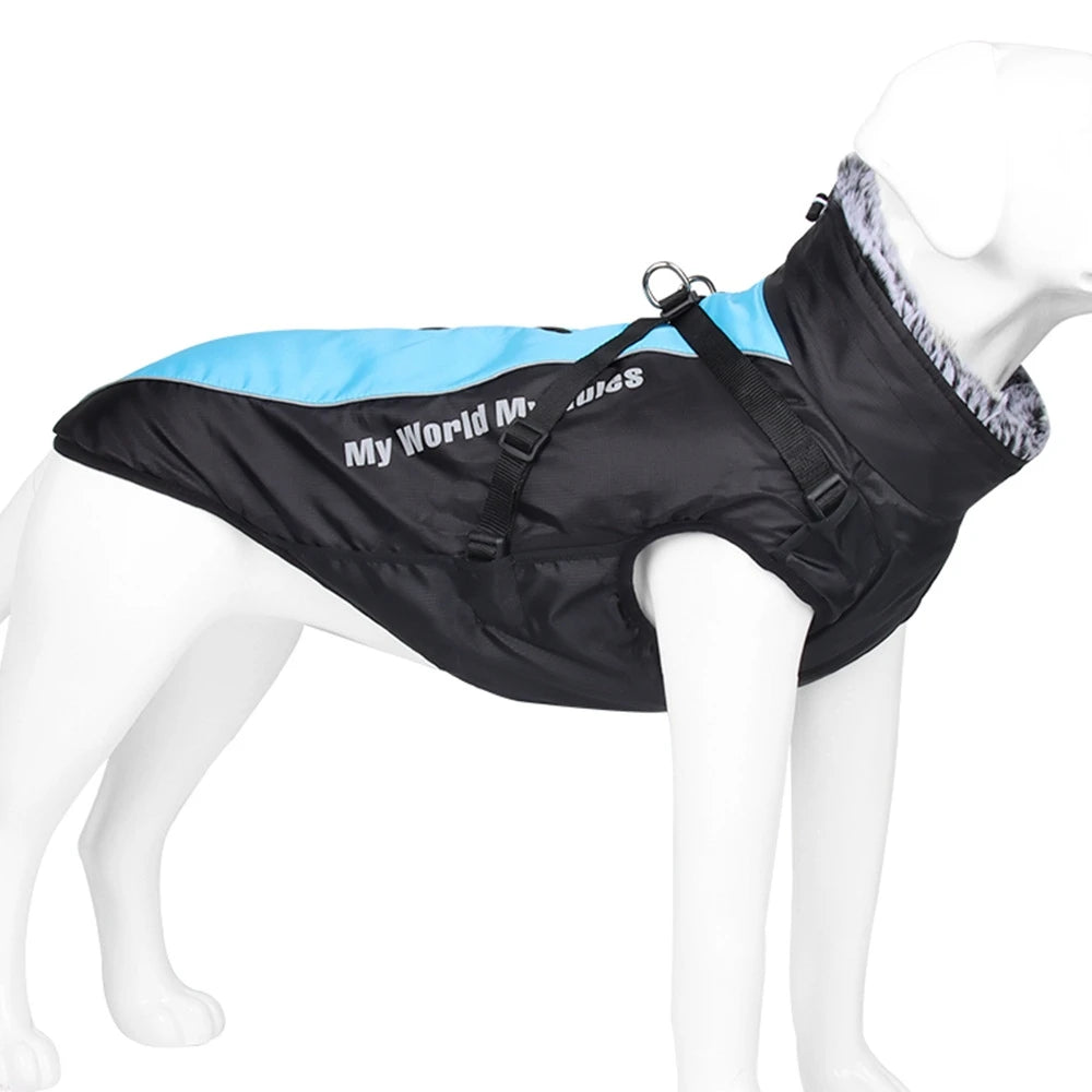 Winter Warm Outdoor Dog Jacket Waterproof & Windproof