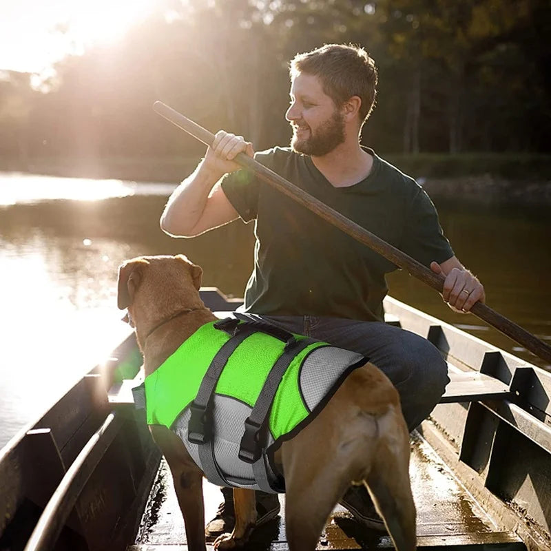 Adjustable Dog Life Jacket & Swimming Suit for All Pet Dogs