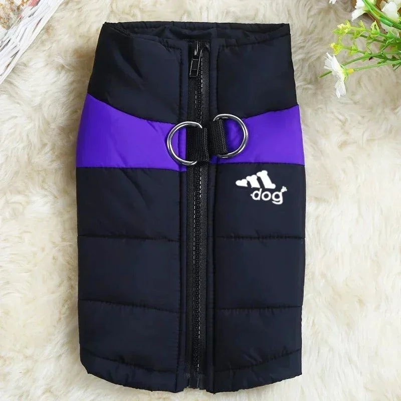 Waterproof Warm Dog Clothing for Small Medium & Big Dogs with Zipper