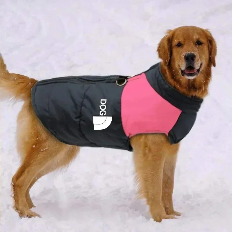 Waterproof Warm Dog Clothing for Small Medium & Big Dogs with Zipper
