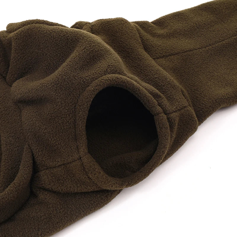 Soft Winter Fleece for Whippet & Italian Greyhound with Turtleneck