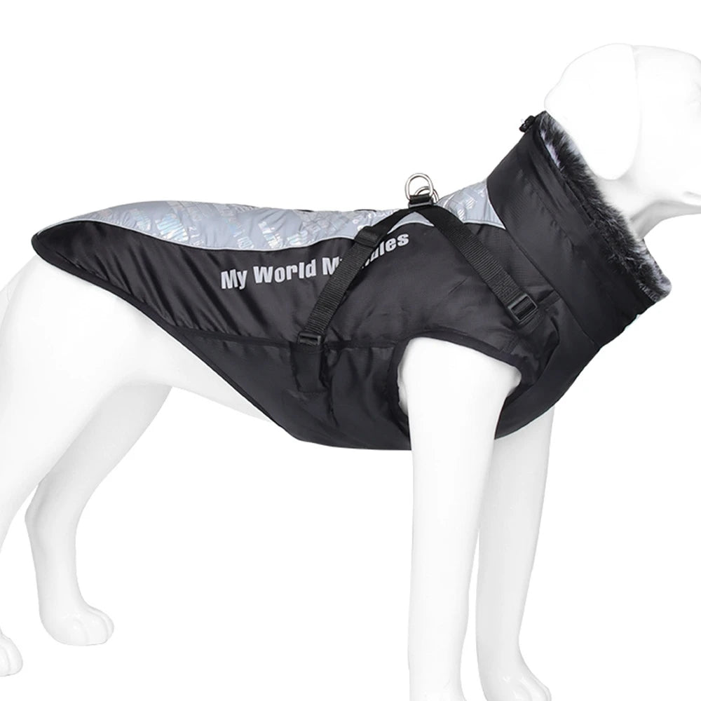 Winter Warm Outdoor Dog Jacket Waterproof & Windproof