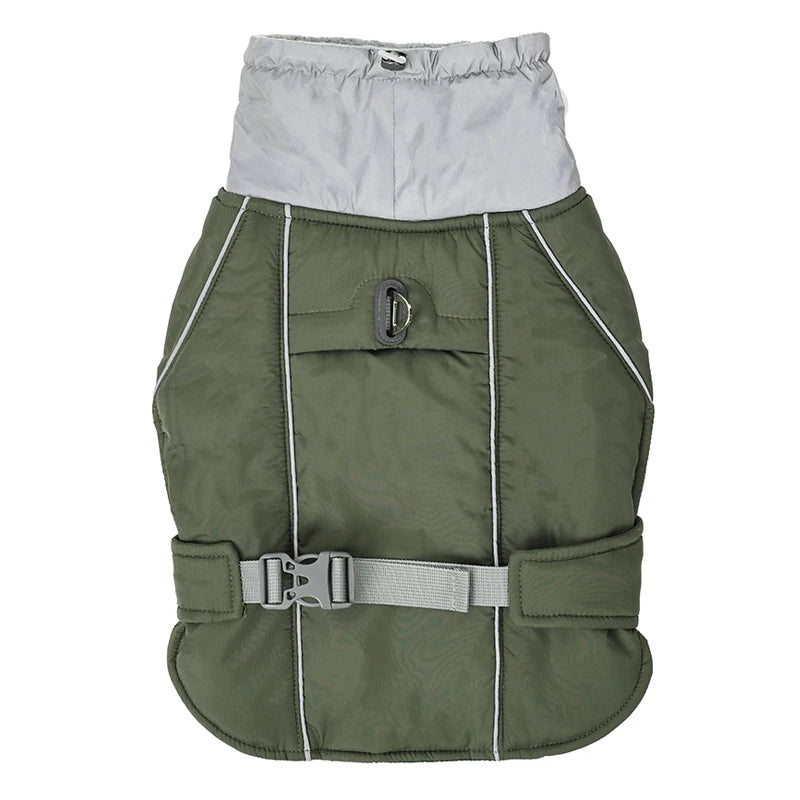 Luxury Winter Jacket for Small Medium Large Dogs Warm, Waterproof & Soft Padded