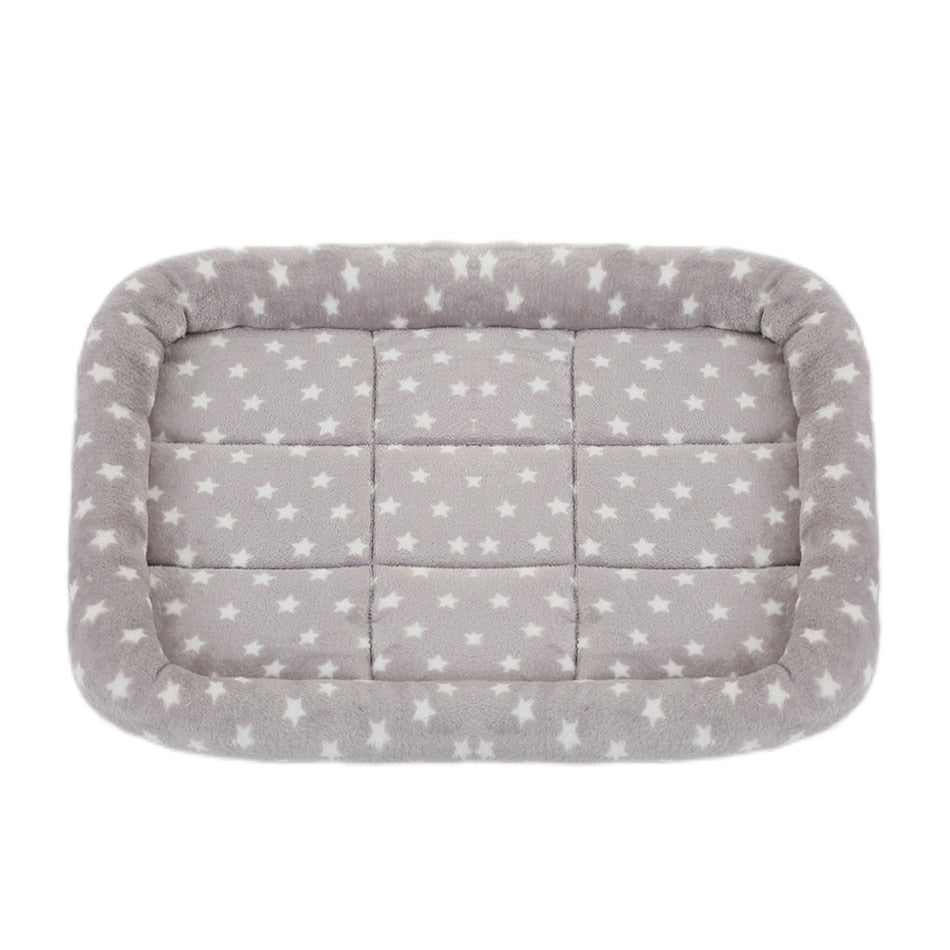 Super Soft Plush Square Dog Winter Beds