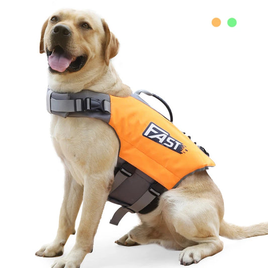 Pet Swimming Life Jacket Safety Vest for Dogs  Adjustable Reflective in Pool or Surfing